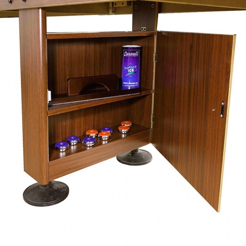 Carmelli Challenger 14ft. Shuffleboard Table - Walnut (NG1218)