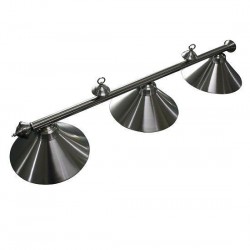 Hathaway Soft Brushed Stainless Steel 3-Shade Biliard Light (BG2577)
