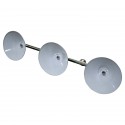 Hathaway Soft Brushed Stainless Steel 3-Shade Biliard Light (BG2577) Hathaway Soft Brushed Stainless Steel 3-Shade Biliard Light (BG2577)