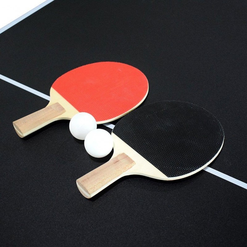 Carmelli Sherwood 7ft Air Hockey/Tennis Table with Benches (NG2422H)