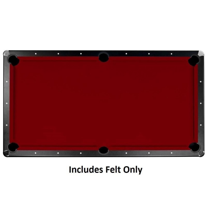 Hathaway Championship 8ft Burgundy Saturn II Billiards Pool Table Felt (BG263BR)