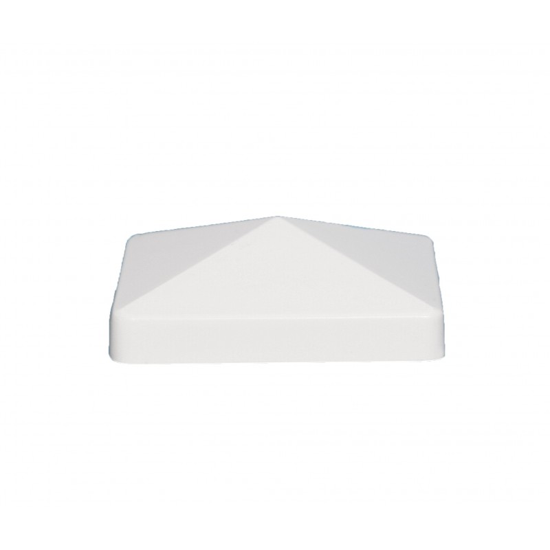 Classy Caps 4x4 Pyramid Pvc Post Cap - White (PF744)
