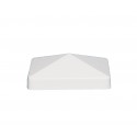 Classy Caps 4x4 Pyramid Pvc Post Cap - White (PF744)