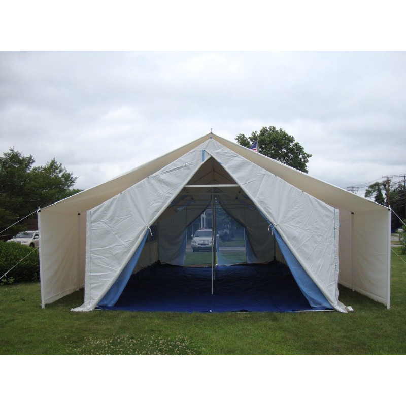 Rhino UN Relief 18x32x15 Shelter Tent House - White (PB183215HWH)