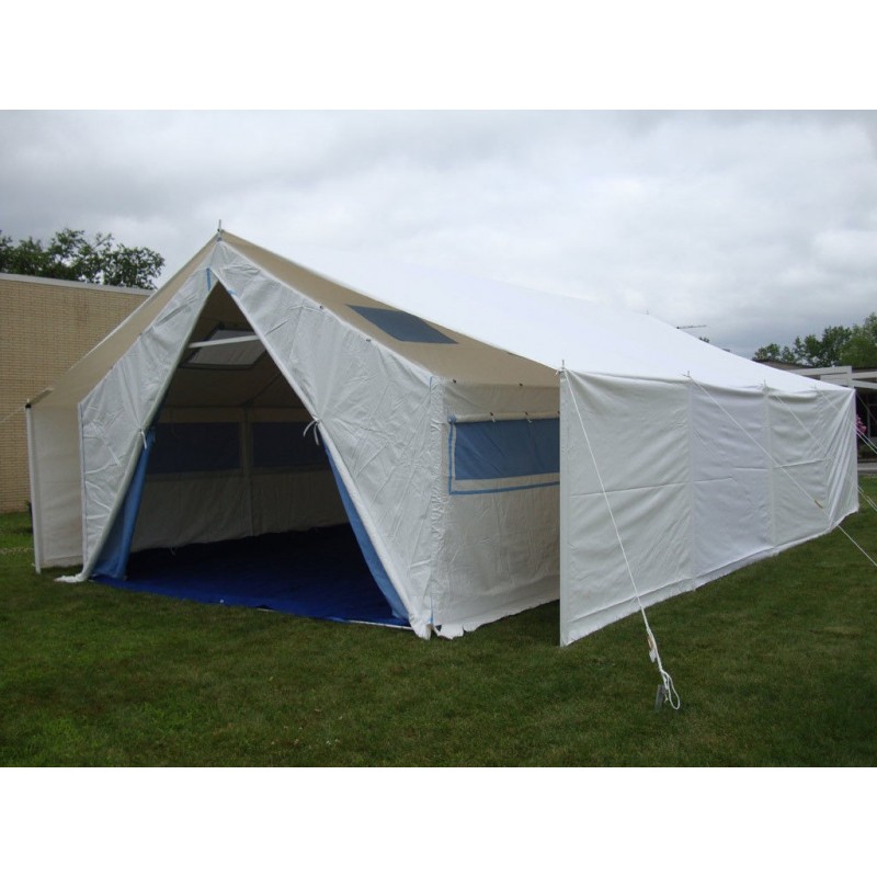 Rhino UN Relief 18x32x15 Shelter Tent House - White (PB183215HWH)