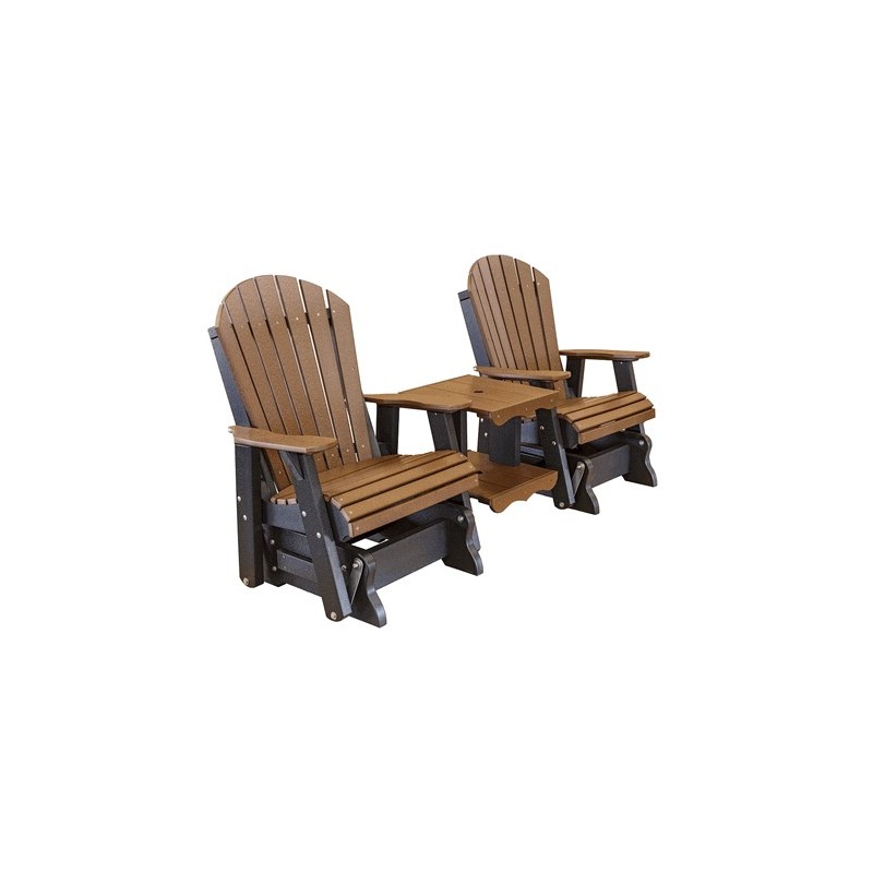 Little Cottage Co. Heritage Double Rock-A-Tee Glider Chairs (LCC-108)