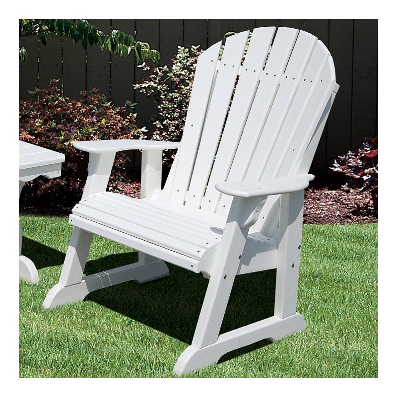 Little Cottage Co. Heritage High Fan Back Poly Lumber Chair (LCC-117)