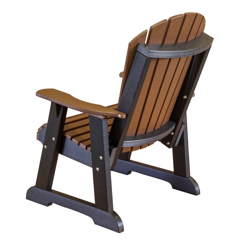 Little Cottage Co. Heritage High Fan Back Poly Lumber Chair (LCC-117)