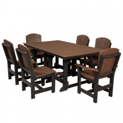 Little Cottage Co. Heritage 44x72 Dining Table w/ 6 Chairs (LCC-188)