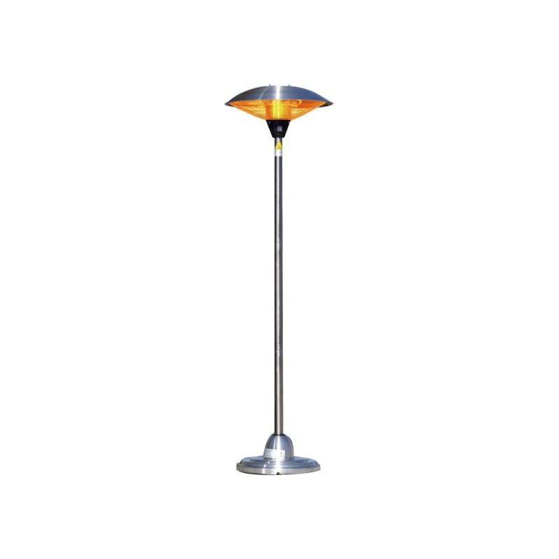 Fire Sense Stainless Steel Floor Standing Round Halogen Patio Heater (60402)