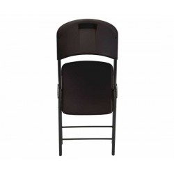 Lifetime 32-Pack Commercial Contoured Folding Chairs - Black (80061)