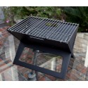 Fire Sense Black Notebook Charcoal Grill (60508)