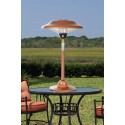 Fire Sense Copper Finish Table Top Round Halogen Patio Heater (60659)