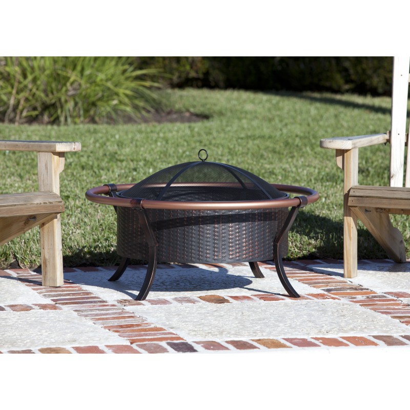 Fire Sense Copper Rail Fire Pit (60859)