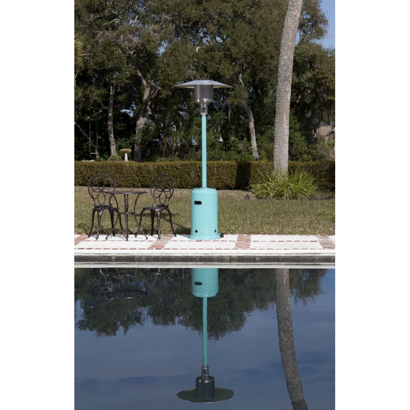 Fire Sense Aqua Blue Powder Coated Patio Heater (61130)