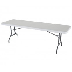 Lifetime 8 ft. Commercial Plastic Folding Banquet Tables 21 Pack (White) 2980