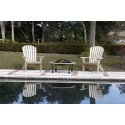 Fire Sense Cast Iron Rim Stone Finish Fire Pit (02115)