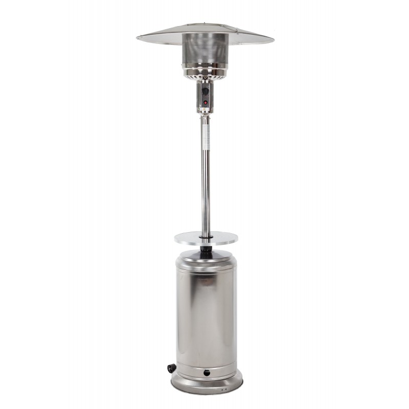 Fire Sense Stainless Steel Standard Series Patio Heater With Adjustable Table (61731)