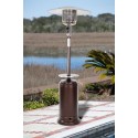 Fire Sense Hammered Bronze Standard Series Patio Heater With Adjustable Table (61732)