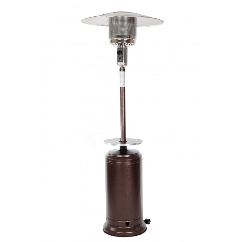 Fire Sense Hammered Bronze Standard Series Patio Heater With Adjustable Table (61732)