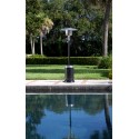 Fire Sense Hammered Tone Black & Stainless Steel Commercial Patio Heater (61444)
