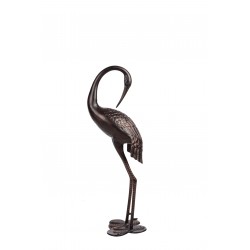 Fire Sense Antique Bronze Cast Aluminum Female Crane (61483)