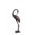 Fire Sense Antique Bronze Cast Aluminum Female Crane (61483)