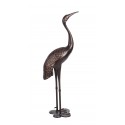 Fire Sense Antique Bronze Cast Aluminum Male Crane (61482)