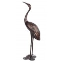 Fire Sense Antique Bronze Cast Aluminum Male Crane (61482)