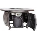 Fire Sense Grand Cooper Extruded Aluminum Round LPG Fire Pit (61832)