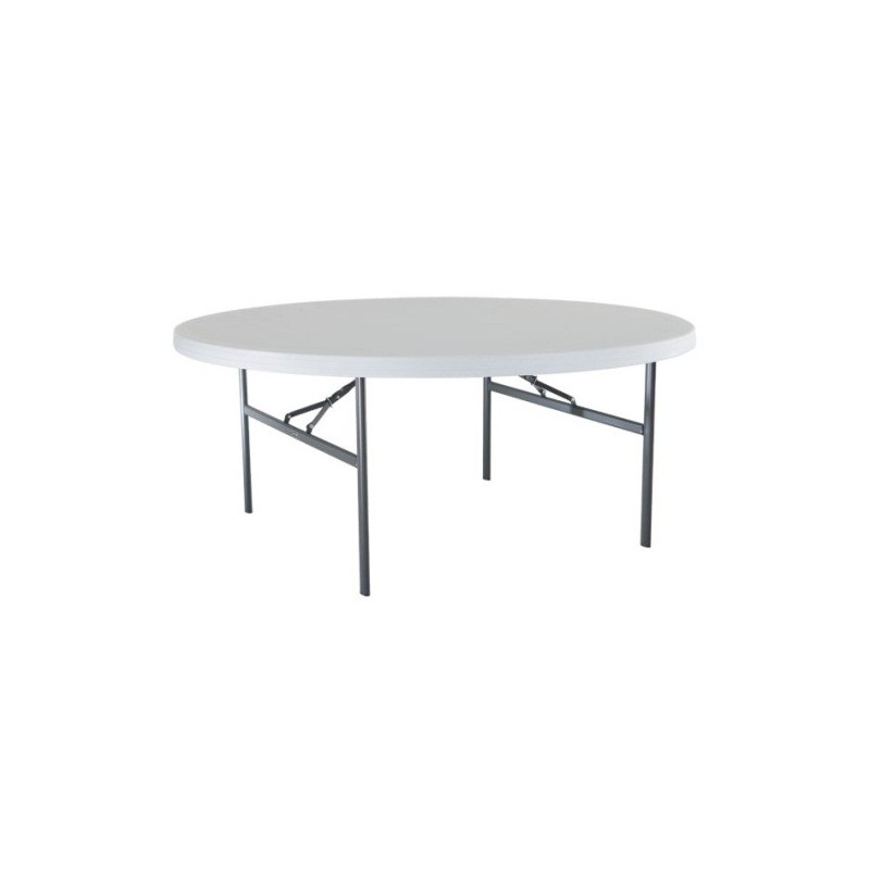 Lifetime 72 in. Commercial Round Banquet Table 4 Pack (White) 42673
