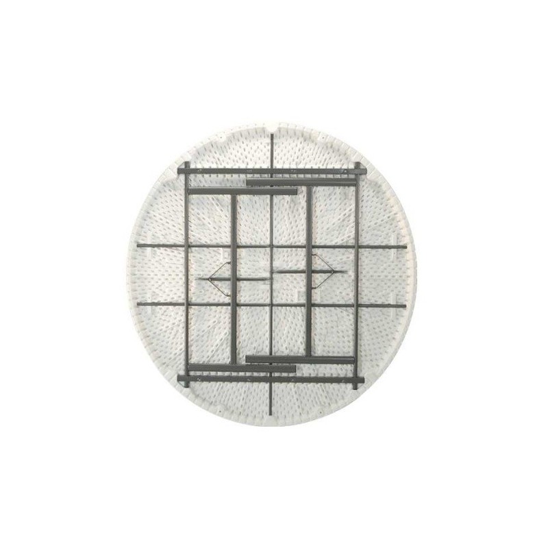 Lifetime 72 in. Commercial Round Banquet Table 4 Pack (White) 42673