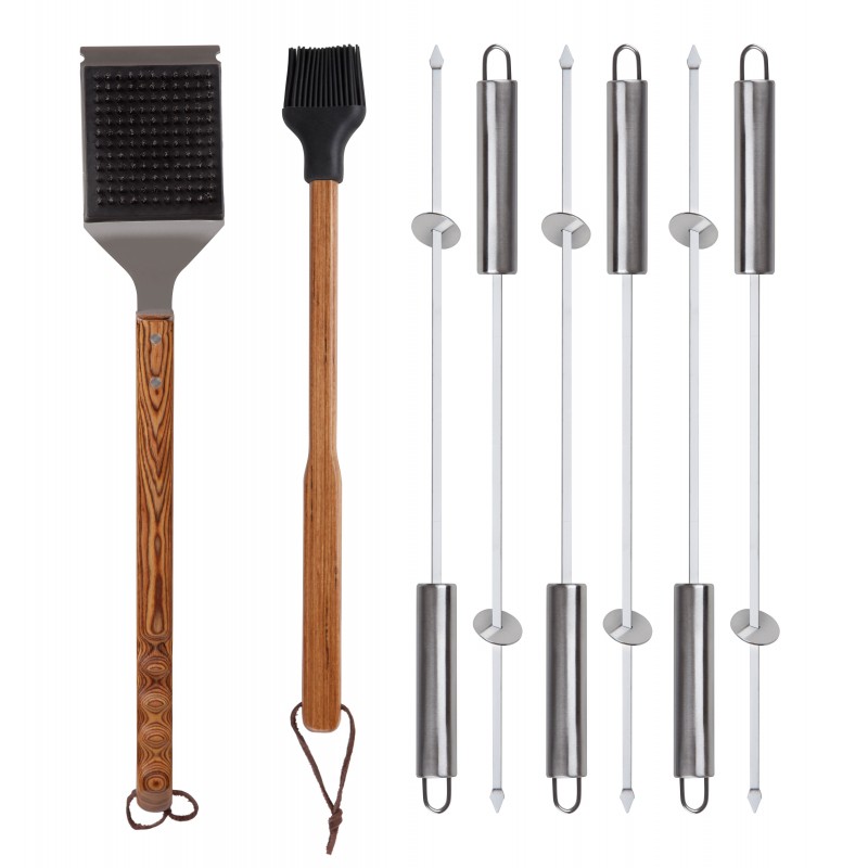 Fire Sense Elite Stainless Steel BBQ Tool Set (61932)