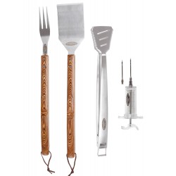 Fire Sense Elite Stainless Steel BBQ Tool Set (61932)