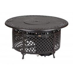 Fire Sense Venza Cast Aluminum Round LPG Fire Pit (62082)