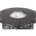Fire Sense Venza Cast Aluminum Round LPG Fire Pit (62082)
