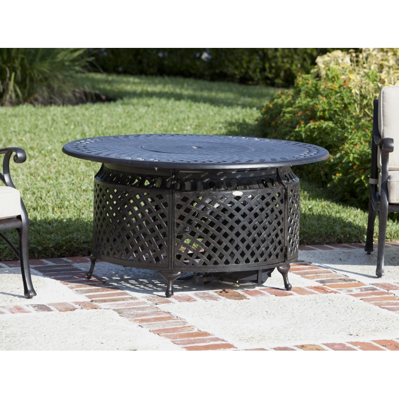 Fire Sense Venza Cast Aluminum Round LPG Fire Pit (62082)