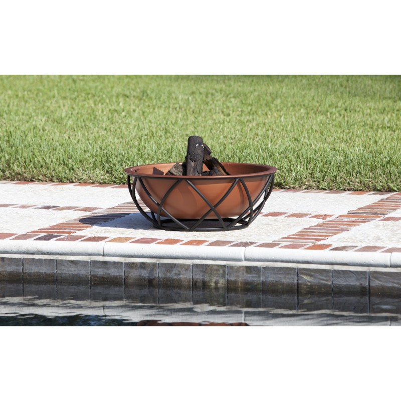 Fire Sense Barzelonia Round Copper Look Fire Pit (62241)