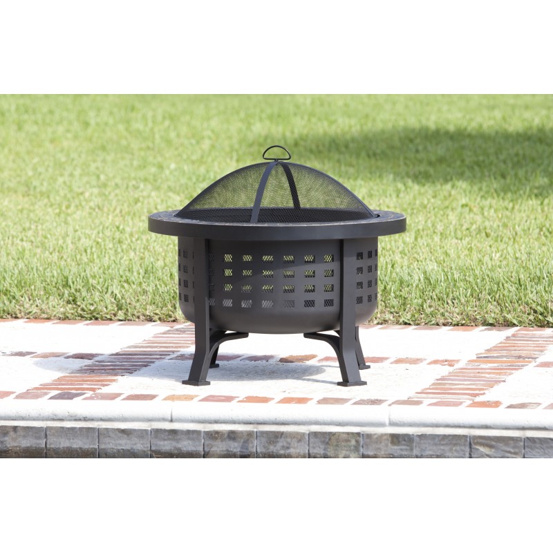 Fire Sense Alpina Round Slate Top Fire Pit (62240)
