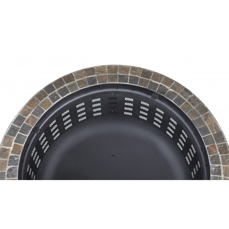 Fire Sense Alpina Round Slate Top Fire Pit (62240)