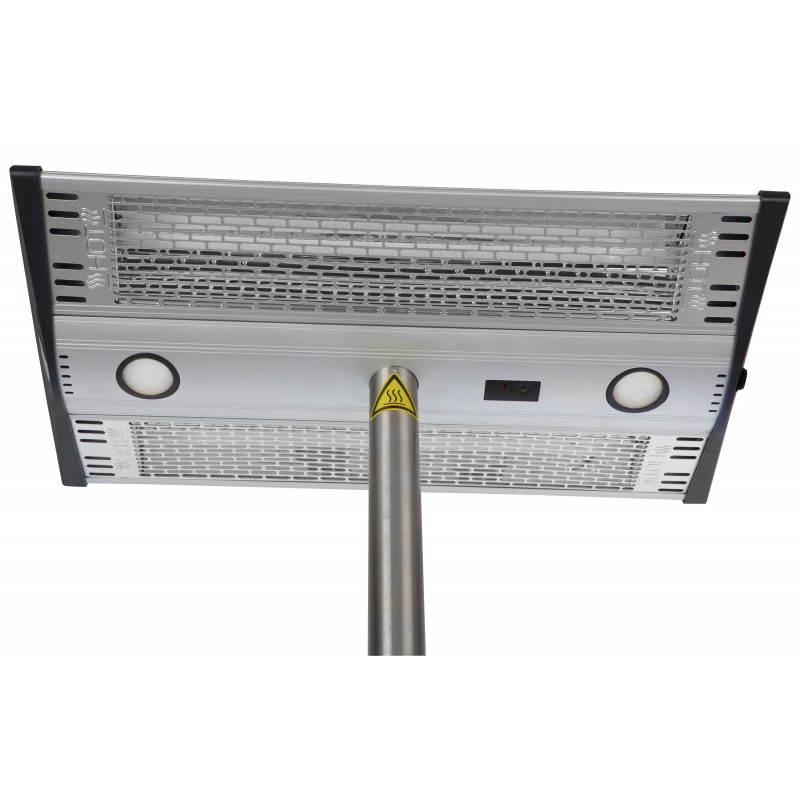 Fire Sense Morrison Dual Head Floor Standing Halogen Patio Heater (62235)