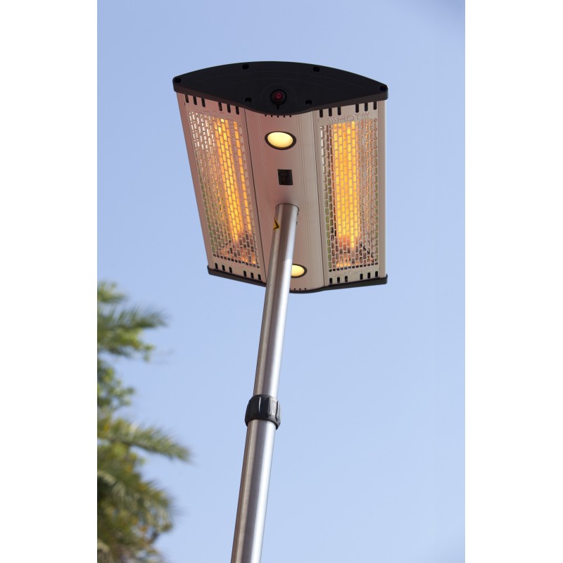 Fire Sense Morrison Dual Head Floor Standing Halogen Patio Heater (62235)