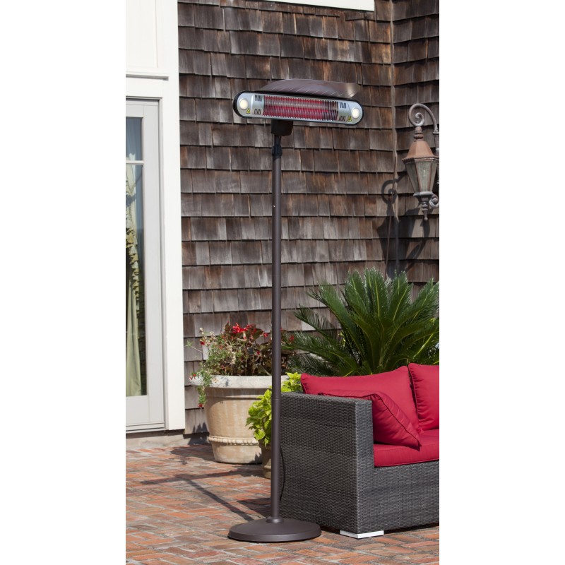 Fire Sense Alta Floor Standing Halogen Patio Heater (62232)