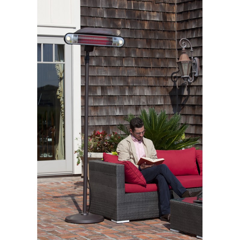 Fire Sense Alta Floor Standing Halogen Patio Heater (62232)