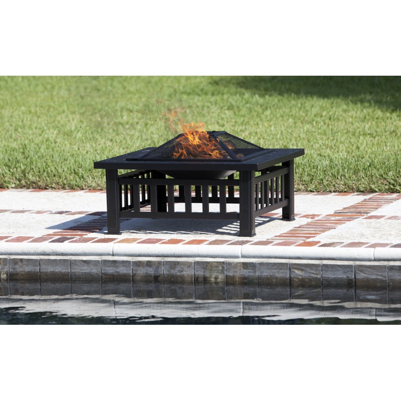 Fire Sense Stonemont Square Fire Pit (62249)
