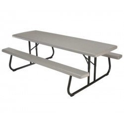 Lifetime 8 ft. Folding Picnic Table 10 Pack (Putty) 880123