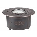 Fire Sense Dynasty Round Cast Aluminum LPG Fire Pit (62262)