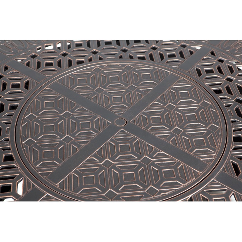 Fire Sense Dynasty Round Cast Aluminum LPG Fire Pit (62262)