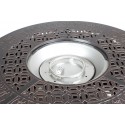 Fire Sense Dynasty Round Cast Aluminum LPG Fire Pit (62262)