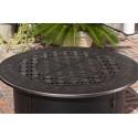 Fire Sense Dynasty Round Cast Aluminum LPG Fire Pit (62262)